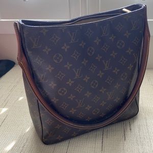 LV Vintage Monogram Canvas Looping GM Shoulder bag